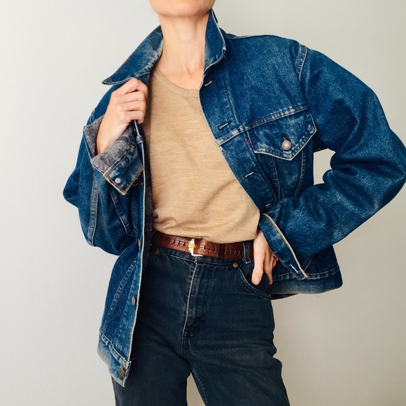 Vintage 1970s Levi’s Blanket Lined Trucker Jacket - Picture 2 of 12